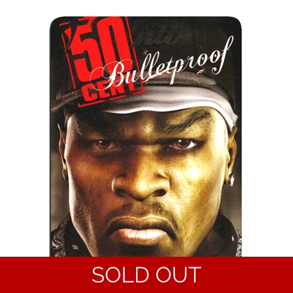50 Cent Bulletproof (2005) Glitter Full Magnetic Back Magnet